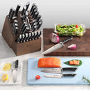 OLYMPUS Series 36-Piece Block Set, Forged German Steel - Black