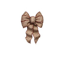 Holiday Trims Assorted 7 Loop Plaid Christmas Bow 8.5 in., Pack of 12