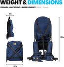 Baby and Child Shoulder Carrier - Black/Navy