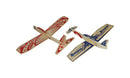 Guillow's Super Hero Glider Plane Natural 2 pc, Pack of 12