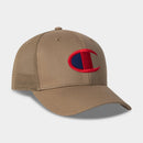 Champion Adult Logan Twill Trucker Hat - Khaki