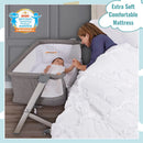 Skylar Bassinet and Bedside Sleeper - Grey
