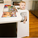 Toddler Tower Kids' Stepping Stool - White