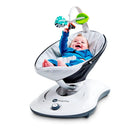 MamaRoo 4 Baby Swing  Bluetooth Baby Rocker - Black Classic