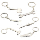 Home Plus Metal Silver Key Ring, Pack of 48