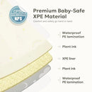 Extra Large Foldable Baby Play Mat 50"x50" (Beige)
