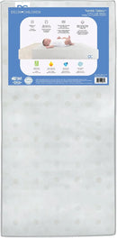 Delta Children Twinkle Galaxy Dual Sided Recycled Fiber Core Crib and Toddler Mattress Fitted Crib Sheets for Girls and Boys (Pack of 2), Safari Friends (Bundle) Crib Mattress + Sheet Safari Friends