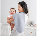 Large Muslin Burp Cloths - Slate, Pack of 10