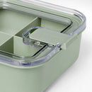 Square Bento Meal Prep Food Storage Container - Sage