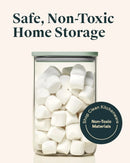 Large Glass Airtight Container - Navy