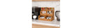 4pc Bamboo Stackable Organizer Storage Bins Set