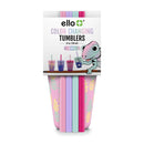 12oz 4pk Plastic Chameleon Color Changing Cups with Twist on Lids - Purple