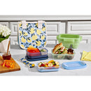 Divided Food Storage Containers - Green