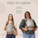 Free-to-Grow Baby Carrier, Mesh - Overcast