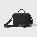Faux Neoprene Lunch Tote - Black