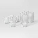 12pc Mixed Ribbed Cassin Tumbler Set