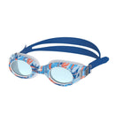 Junior Glide Print Swim Goggles - Bright White