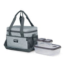 Lunch Tote with Pack Ins - Gray