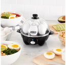 3-in-1 Everyday 7-Egg Cooker with Omelet Maker and Poaching - Black: Electric Egg Boiler, Hard Boiled & Poaching