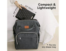 Portable Waterproof Diaper Changing Pad - Black