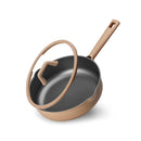 5qt Nonstick Saute Pan with Lid - Taupe