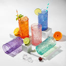 14oz 4pk Crystal Jax Highball Glasses - Purple