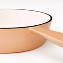 6 Inch Enameled Cast Iron Skillet - Orange