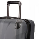 Hardside Large Checked Suitcase - Dark Gray