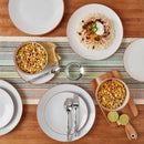 Infuse 12pc Stoneware Dinnerware Set White