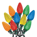 Celebrations Blue LED C9 Multicolored 25 ct String Christmas Lights 16 ft., Pack of 12