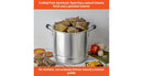 32Qt Aluminum Steamer with Glass Lid