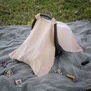 Baby Car Seat Cover - Lace Pink
