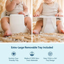 Baby Floor & Booster Seat with Tray - Coconut