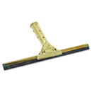 Unger Golden Clip Brass Squeegee Complete, 12" Wide - UNGGS300