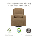 Sigi Recliner and Swivel Glider - Cortado Shearling