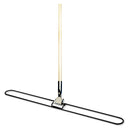 Boardwalk Clip-On Dust Mop Handle, Lacquered Wood, Swivel Head, 1" Dia. X 60In Long - BWK1490
