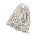 Boardwalk Cut-End Wet Mop Head, Cotton, No. 20, White - BWK2020CEA