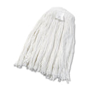 Boardwalk Cut-End Wet Mop Head, Rayon, No. 24, White, 12/Carton - BWK2024RCT