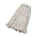 Boardwalk Cut-End Wet Mop Head, Cotton, No. 32, White - BWK2032CEA