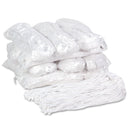 Boardwalk Premium Cut-End Wet Mop Heads, Rayon, 20Oz, White, 12/Carton - BWK220RCT
