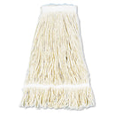 Boardwalk Pro Loop Web/Tailband Wet Mop Head, Cotton, 24Oz, White - BWK424CEA