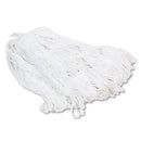 Boardwalk Pro Loop Web/Tailband Wet Mop Head, Rayon, 24Oz, White - BWK424REA