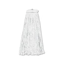 Boardwalk Cut-End Lie-Flat Wet Mop Head, Rayon, 16Oz, White - BWK716REA