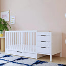 Colby 4-in-1 Convertible Crib & Changer Combo - White