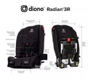 Radian 3R All-in-One Convertible Car Seat - Black Jet
