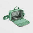 Faux Neoprene Lunch Tote - Sage Green