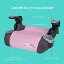 Protect 2-In-1 Folding Booster Car Seat - Dash Rose