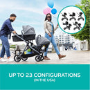 Pivot Xpand Travel System with LiteMax Infant Car Seat - Sabino Gray