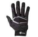 Cutters Game Day Receiver Gloves - Black L/XL: Silicone Strap Closure