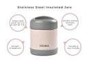 Stainless Steel Insulated Food Jar - Sage
